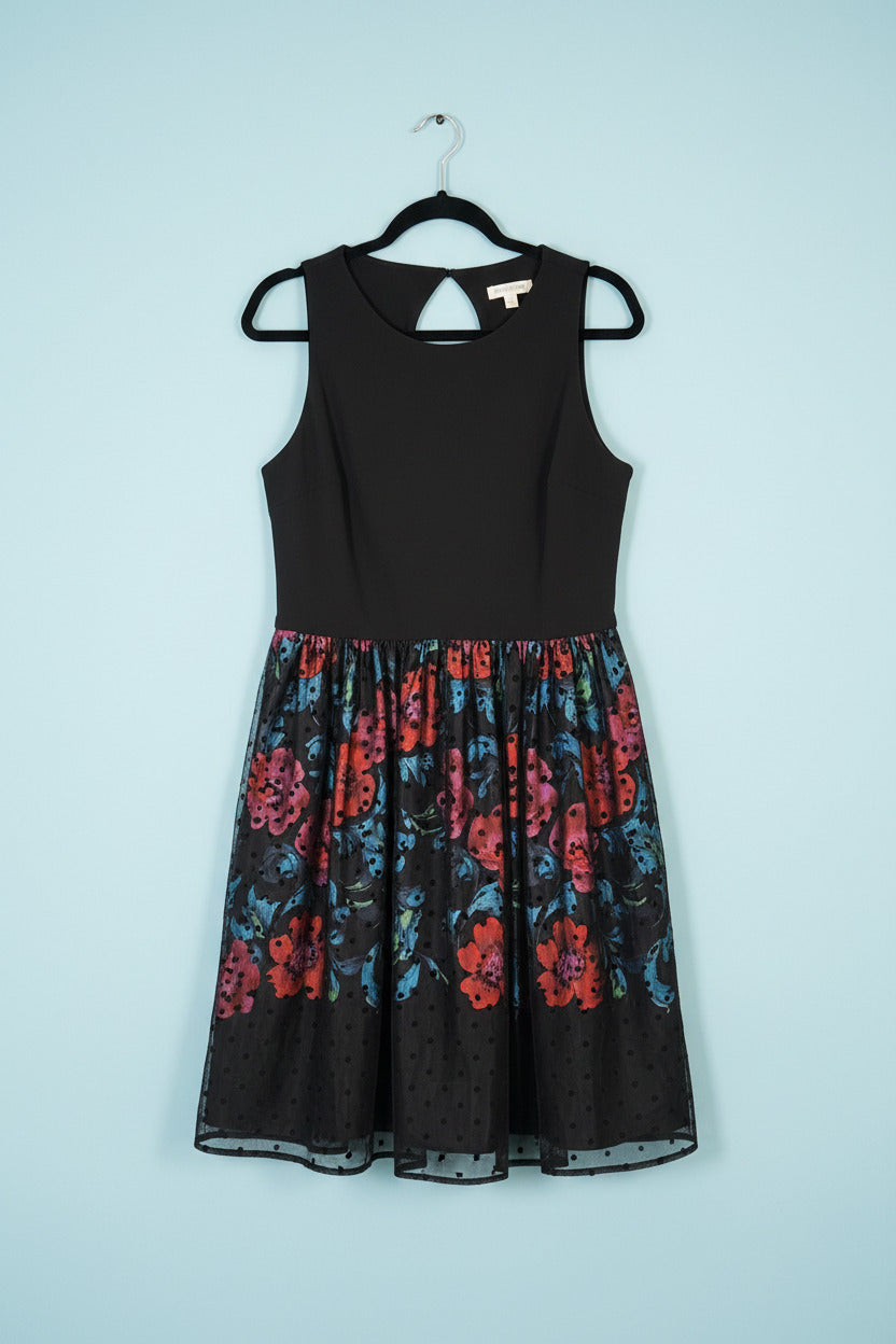 Eliza J Floral Fit & Flare Dress Size 12