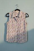 Coldwater Creek Floral Sleeveless Blouse – Size PS