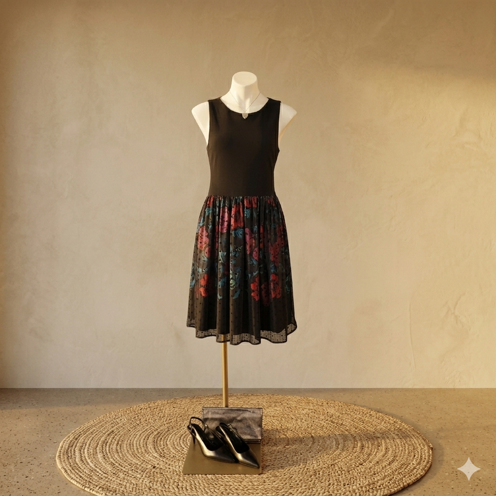 Eliza J Floral Fit & Flare Dress – Size 12