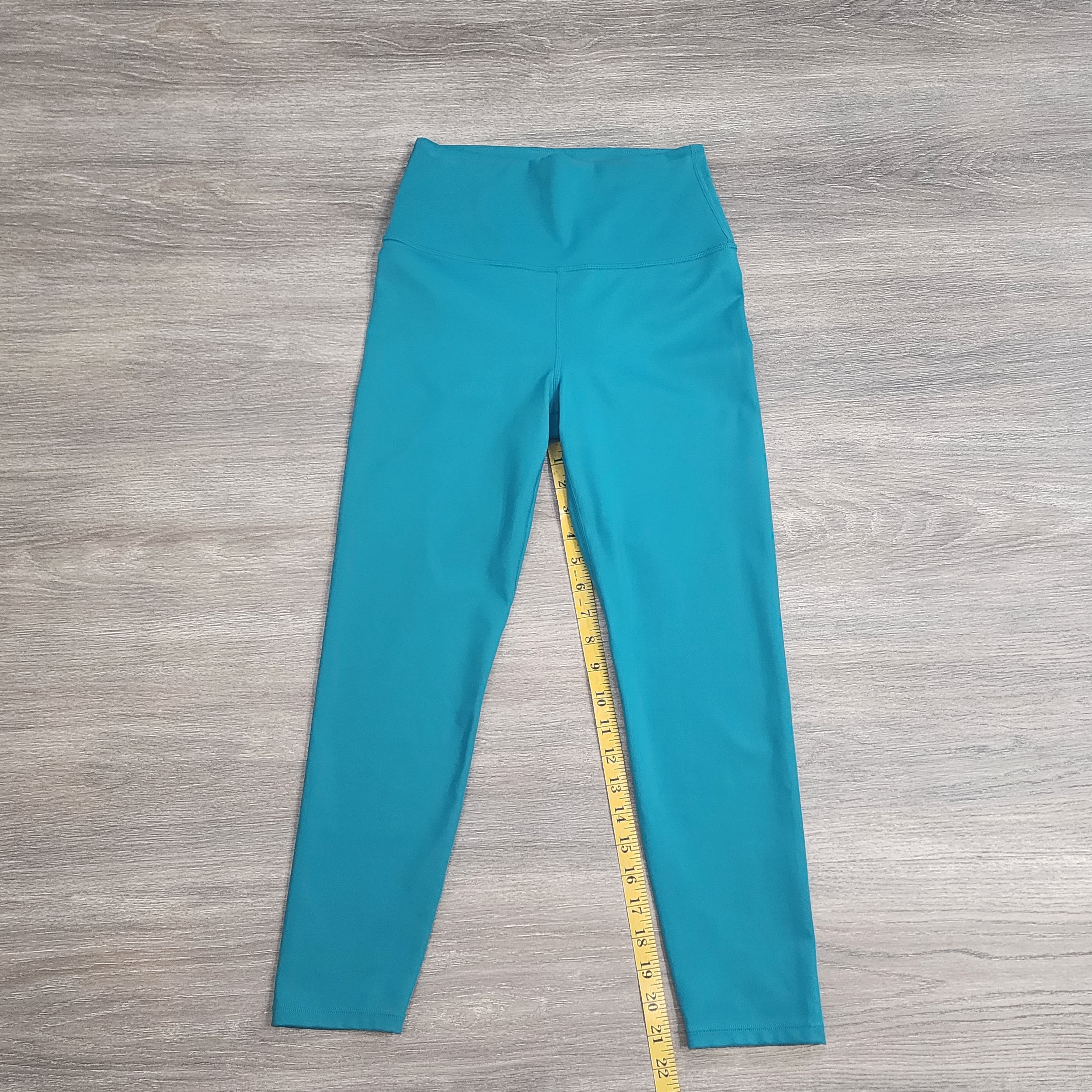 Carbon38 Teal High-Waist Leggings – Size M