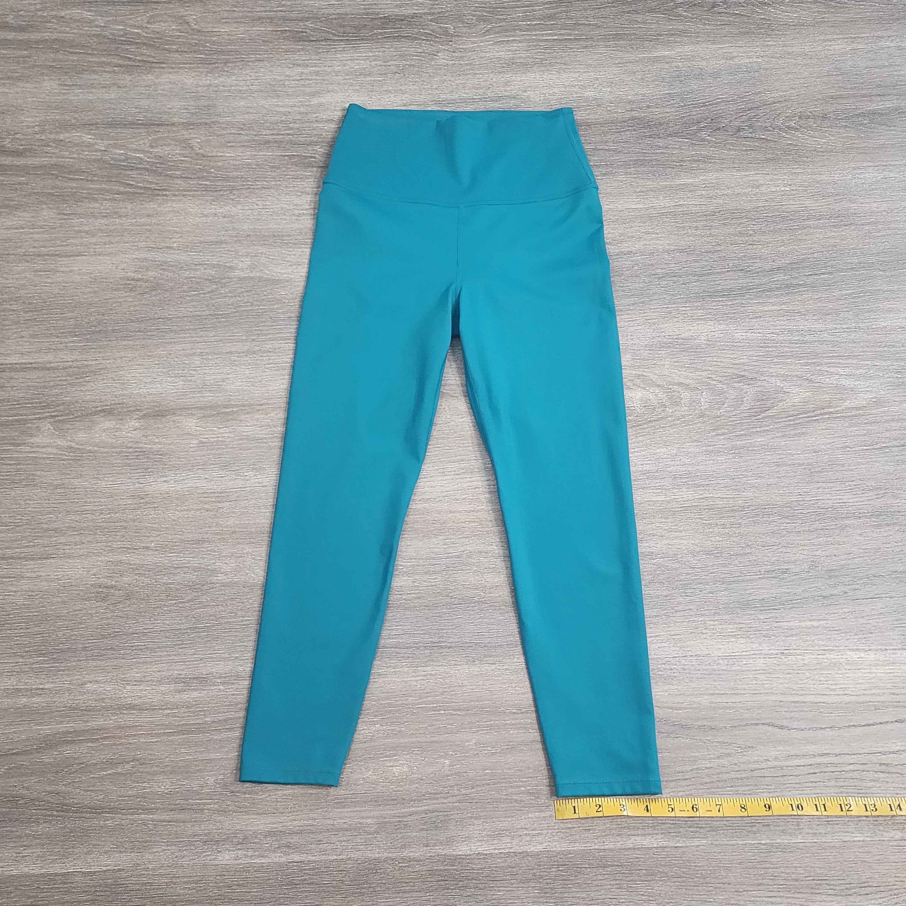 Carbon38 Teal High-Waist Leggings – Size M