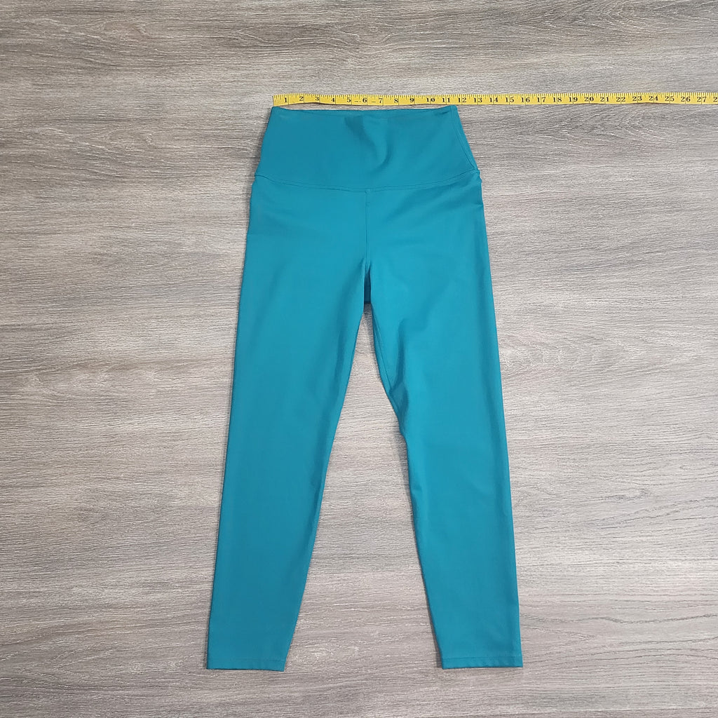 Carbon38 Teal High-Waist Leggings – Size M