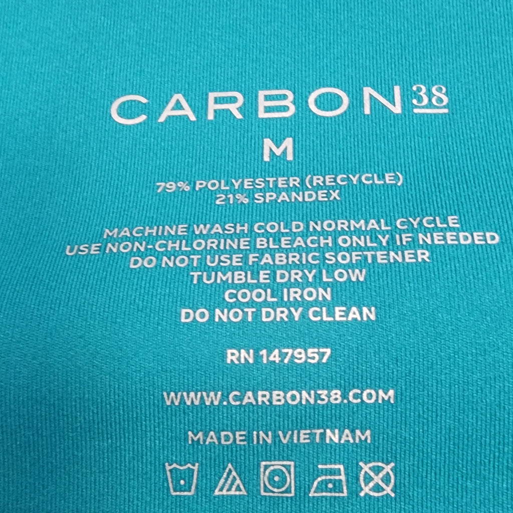 Carbon38 Teal High-Waist Leggings – Size M