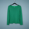 J.Crew Artist T Striped Long Sleeve Tee – Green & Navy XS