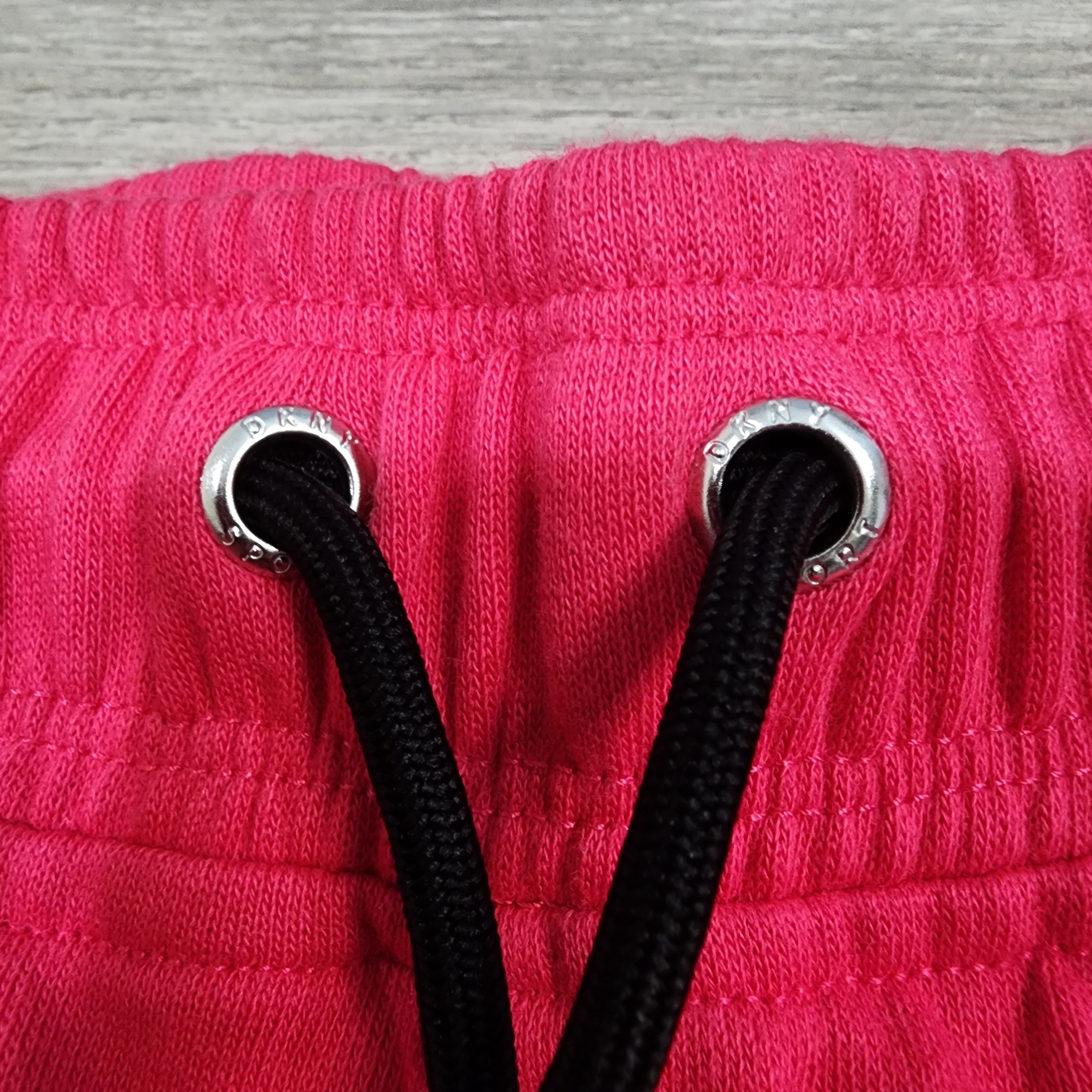 DKNY Sport Hot Pink Drawstring Shorts with Pockets – Size M