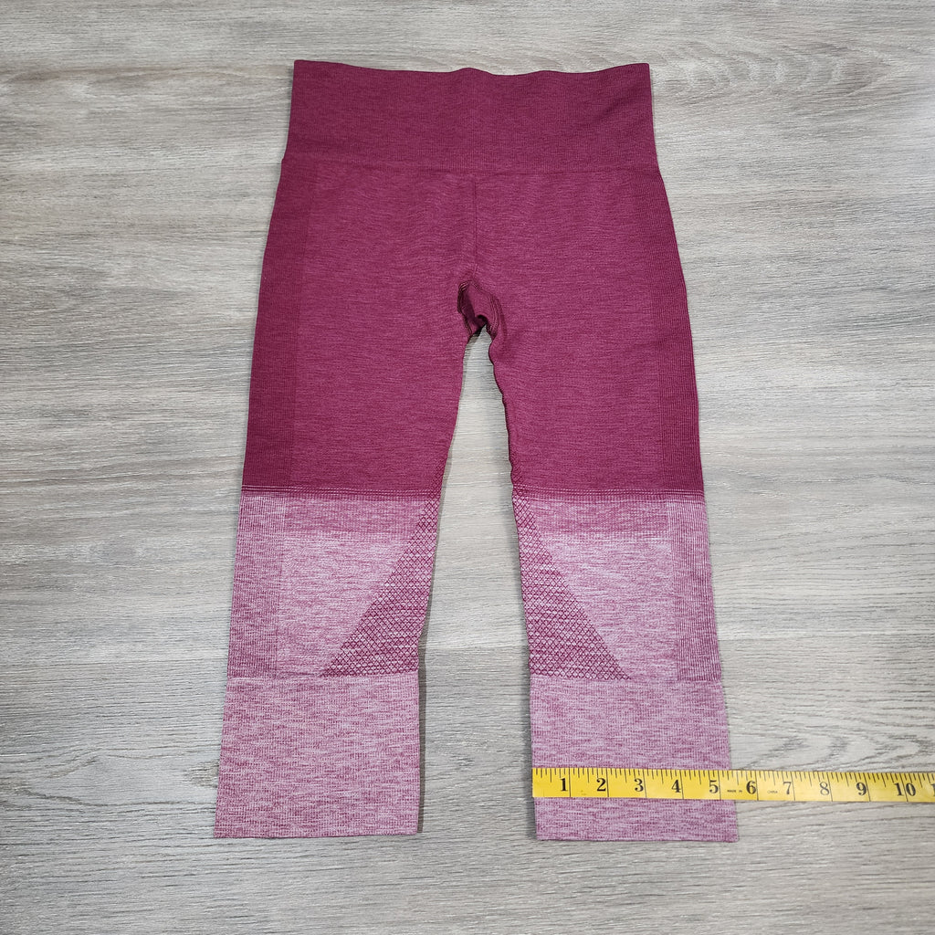 lululemon Berry Ombre Seamless Crop Leggings – Size 4