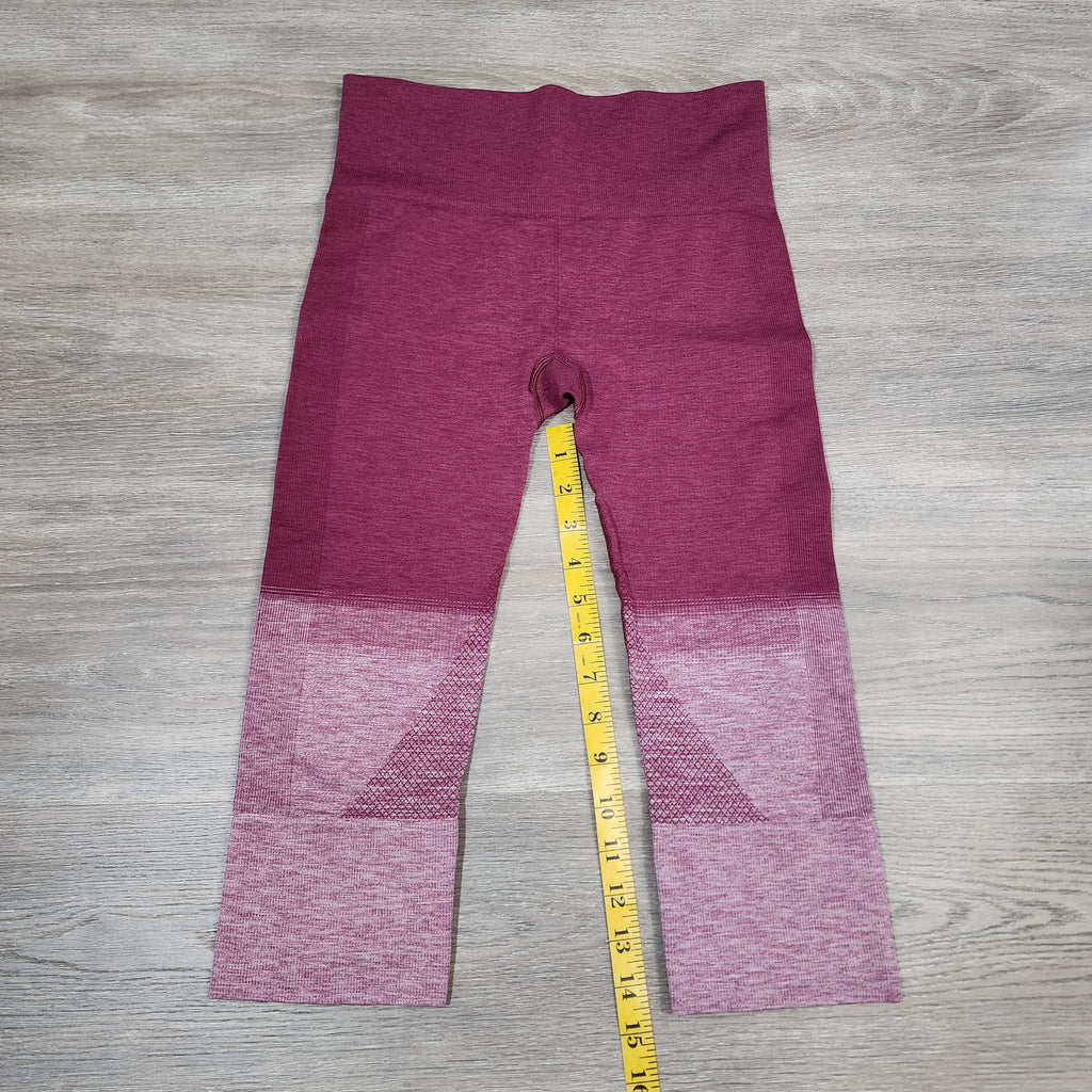 lululemon Berry Ombre Seamless Crop Leggings – Size 4