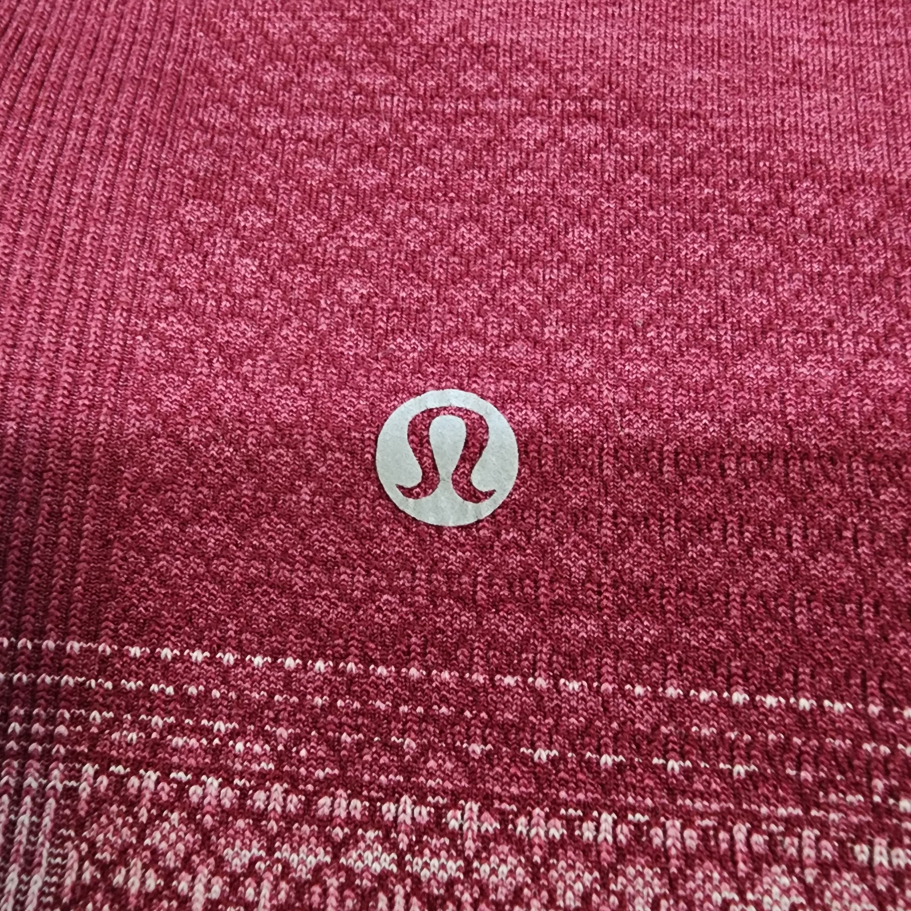 lululemon Berry Ombre Seamless Crop Leggings – Size 4