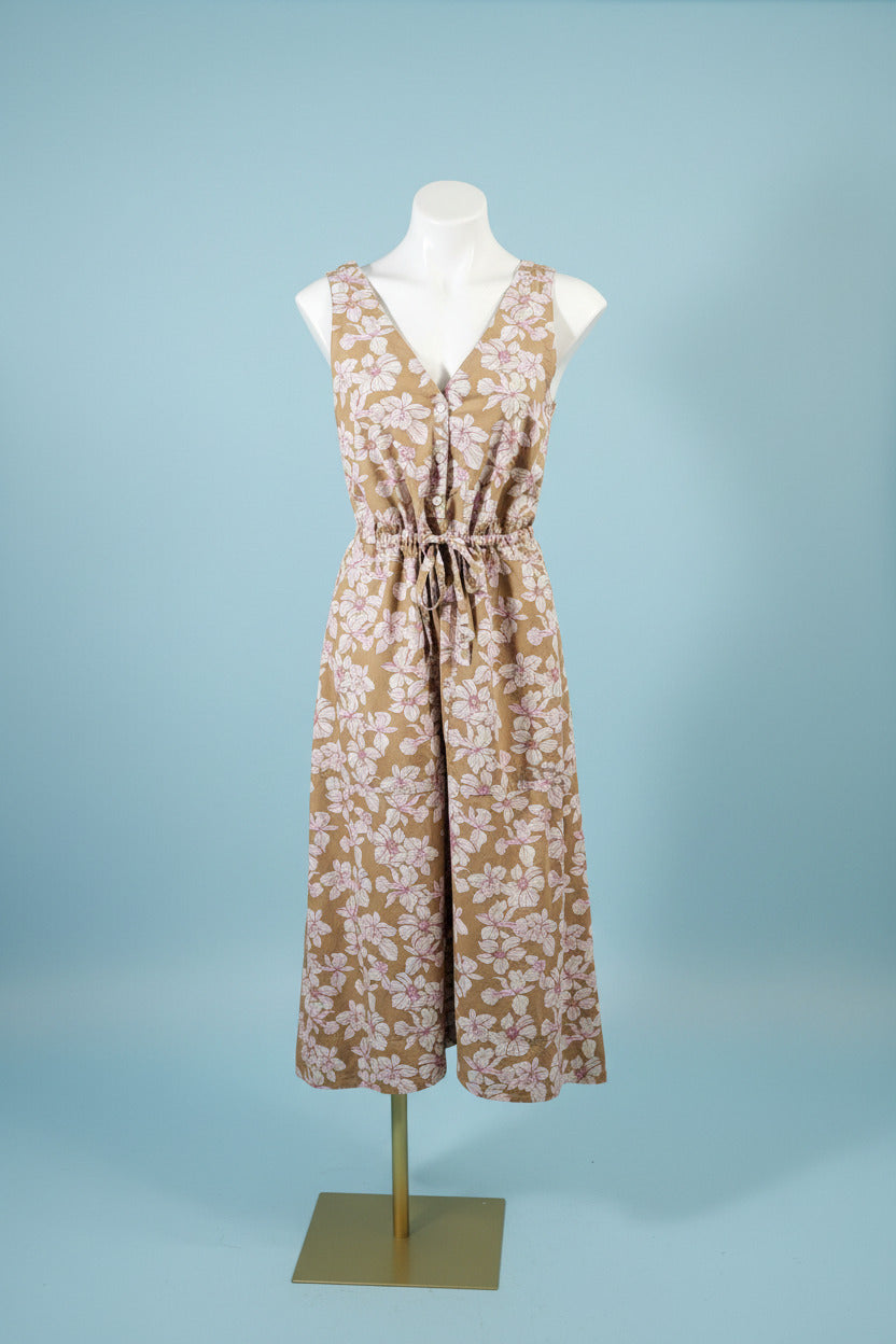 Gap Floral Cotton Midi Dress