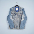Avec Les Filles Mixed Media Denim Jacket — Size L
