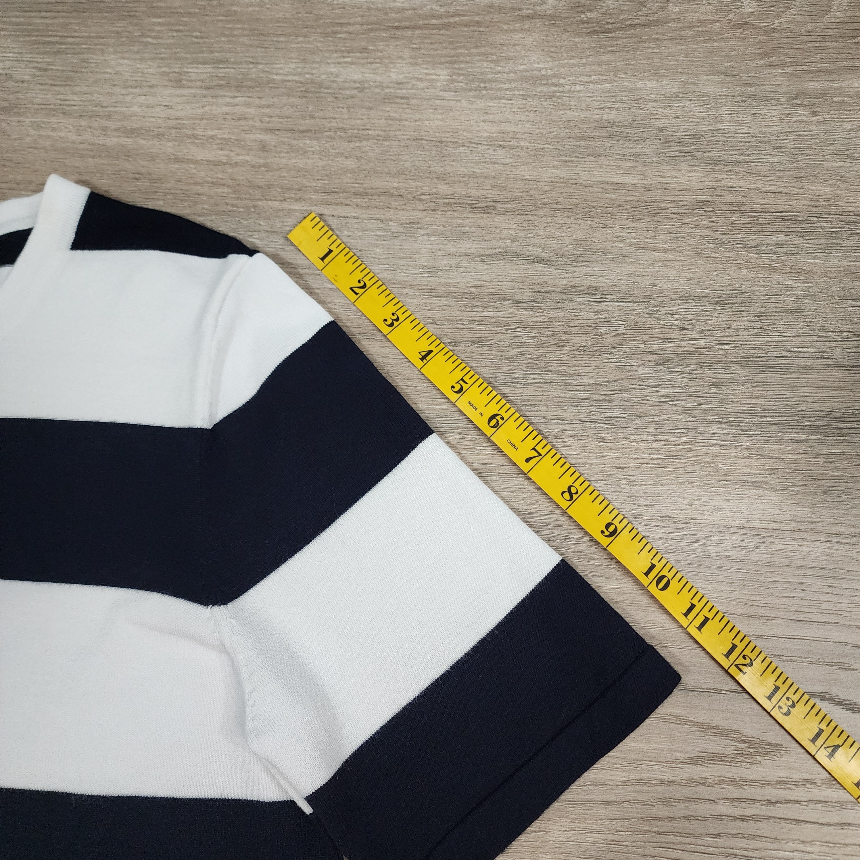 Catherine Malandrino Bold Stripe Tee – Size XL