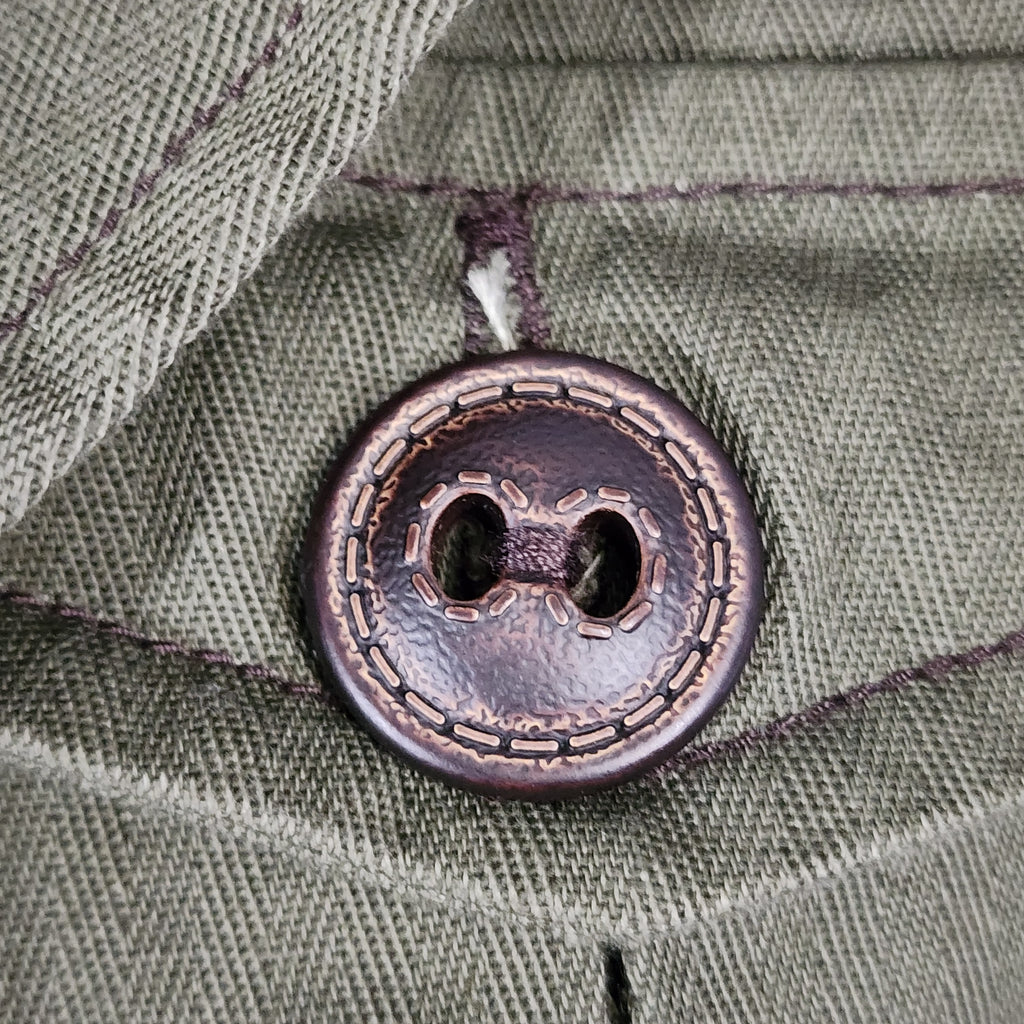 FANG Y2K Belted Safari Jacket – Olive Green / Size L
