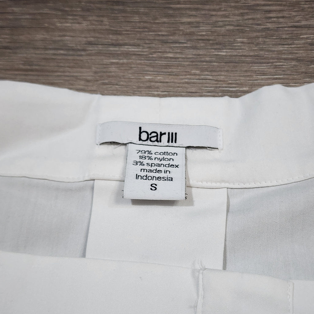 Bar III Off-Shoulder Mini Dress – White / Size S