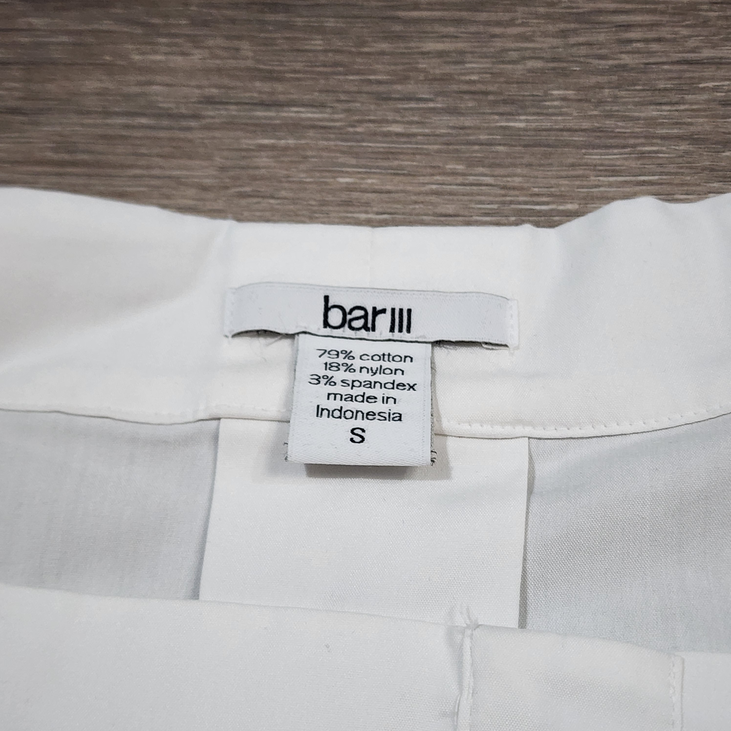 Bar III Off-Shoulder Mini Dress – White / Size S
