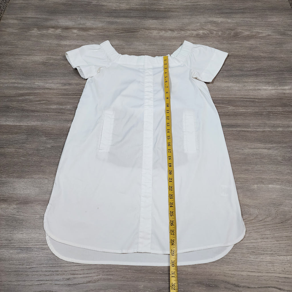 Bar III Off-Shoulder Mini Dress – White / Size S
