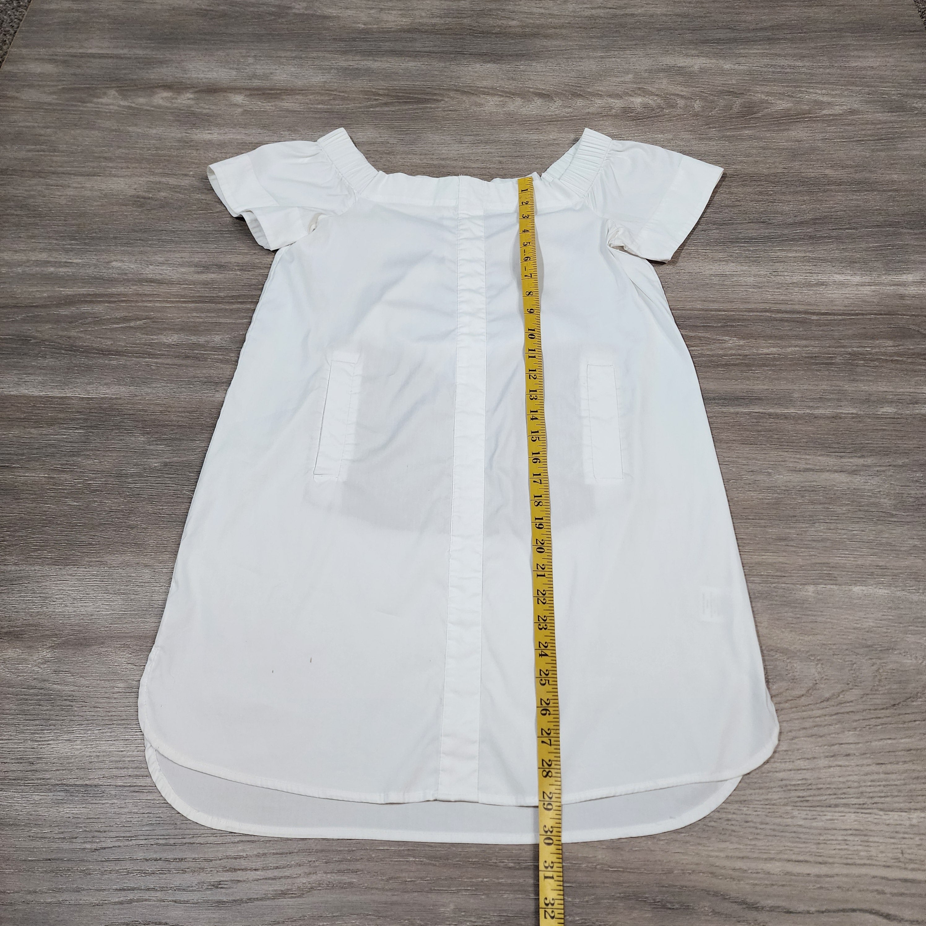 Bar III Off-Shoulder Mini Dress – White / Size S