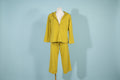 Mustard Yellow Hoodie & Wide-Leg Pants Set | Vintage Tracksuit