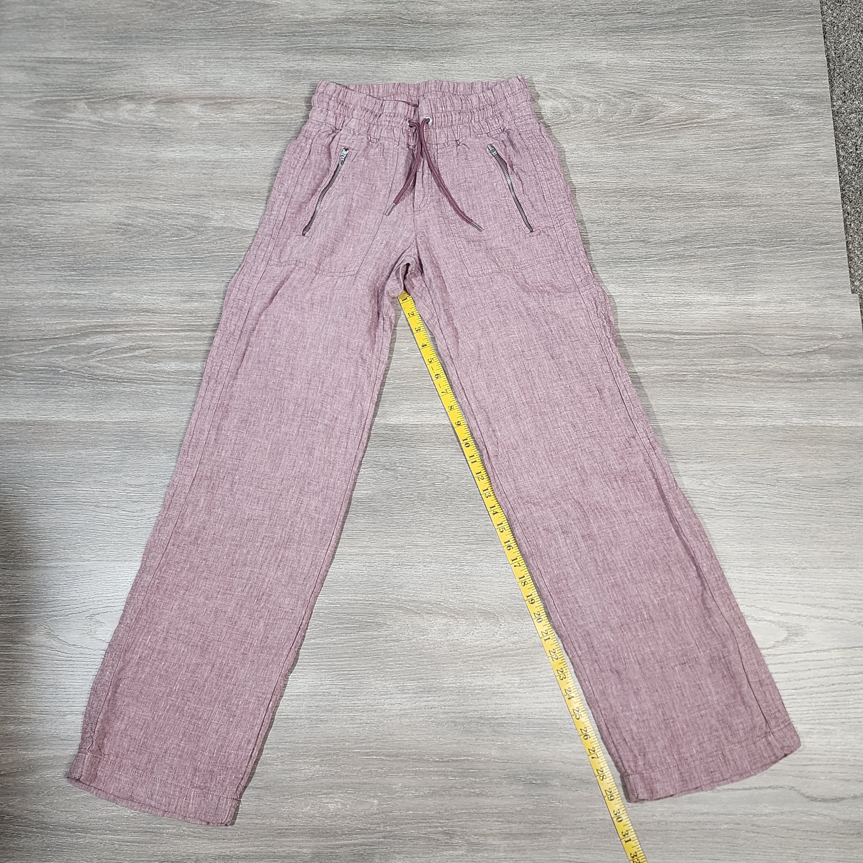 Athleta Cabo Linen Wide Leg Pant — Size 0