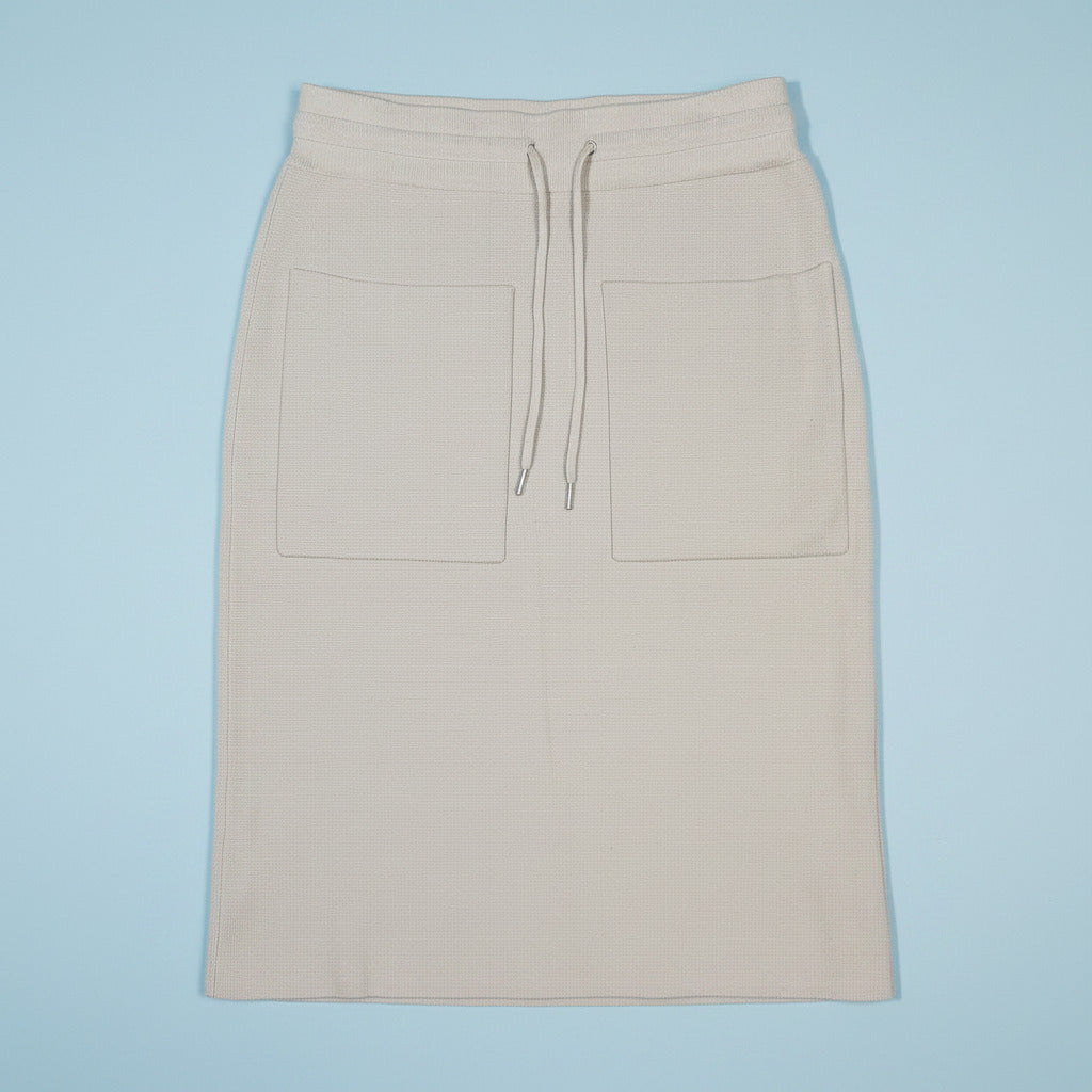 Elie Tahari Knit Midi Skirt – Cream / Size S