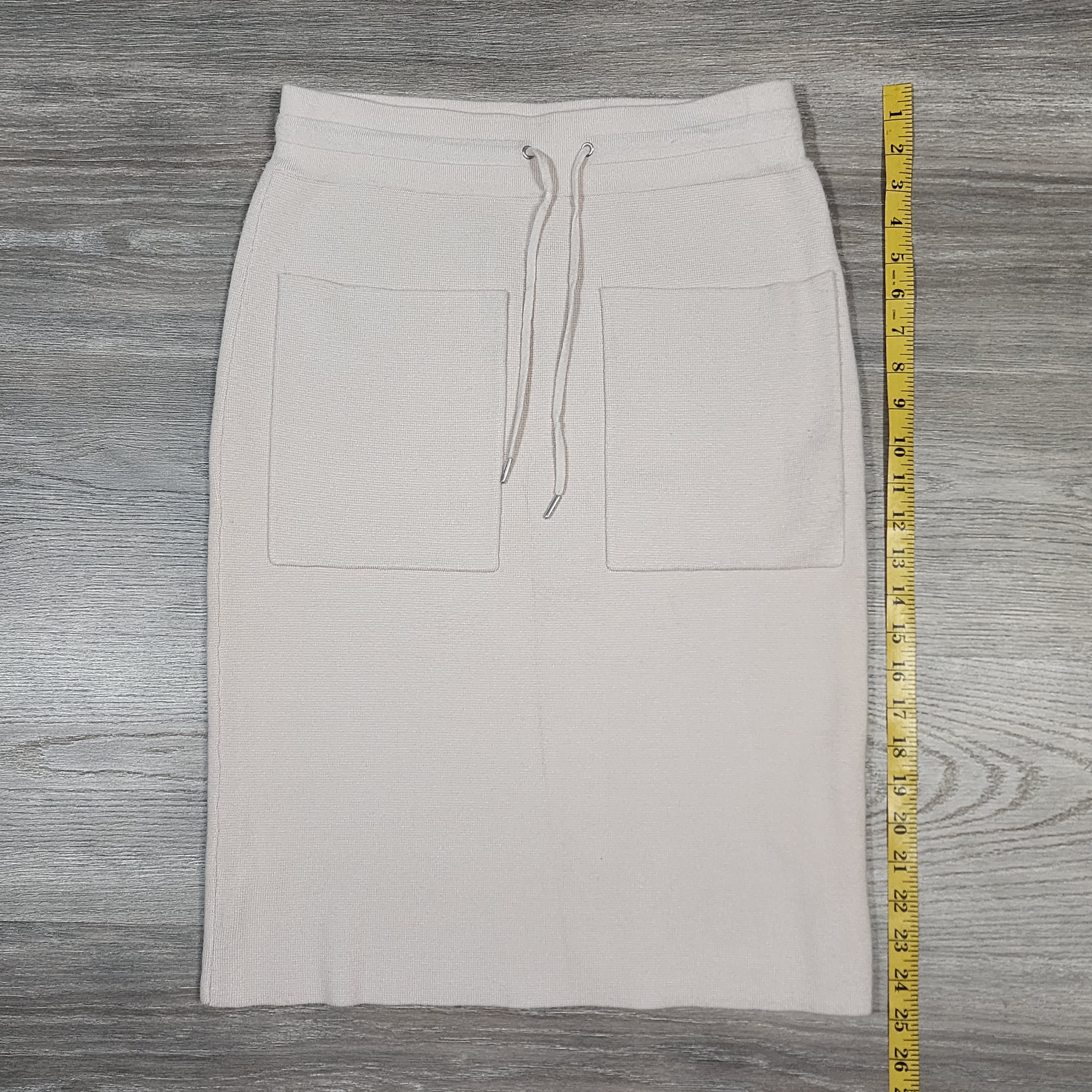 Elie Tahari Knit Midi Skirt – Cream / Size S