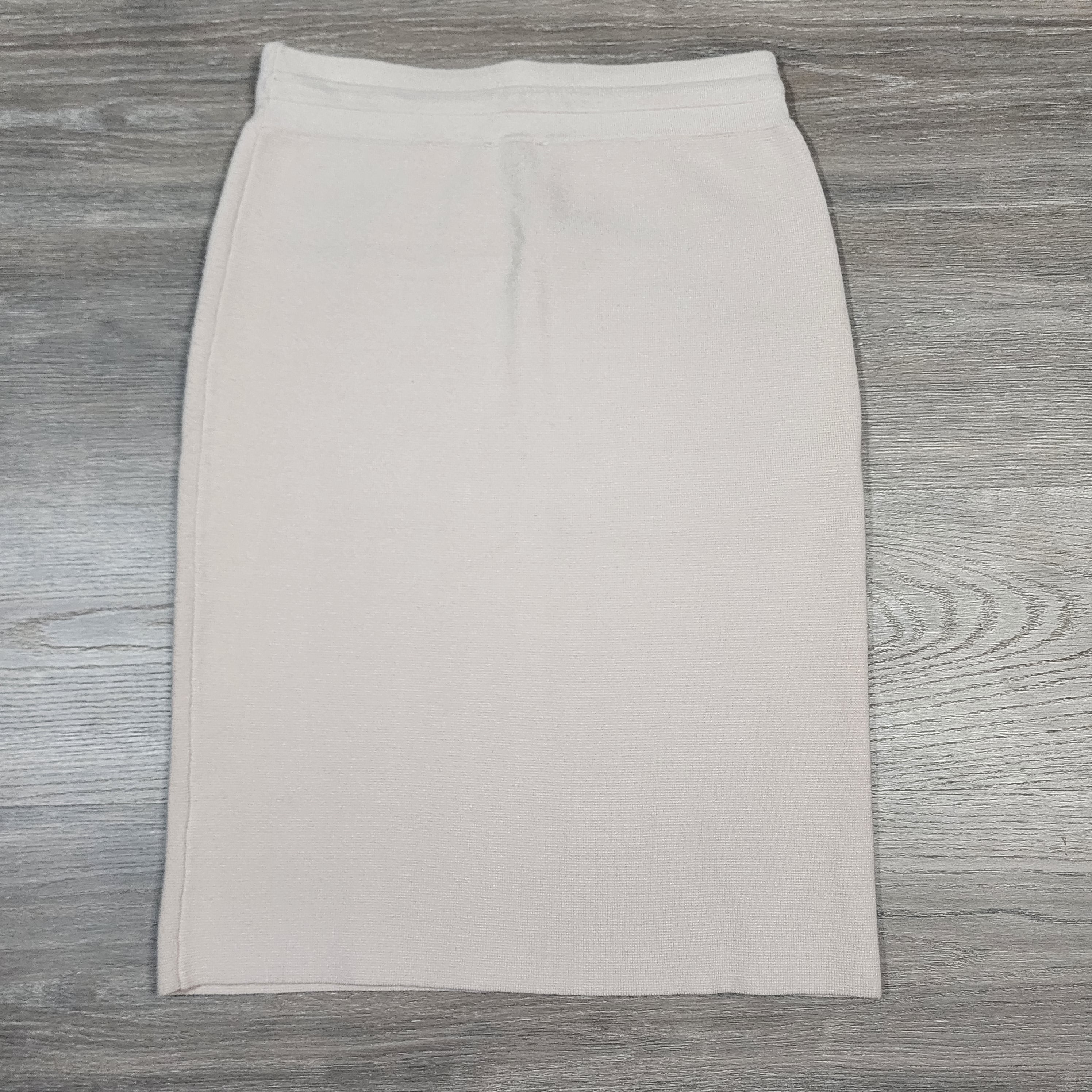 Elie Tahari Knit Midi Skirt – Cream / Size S