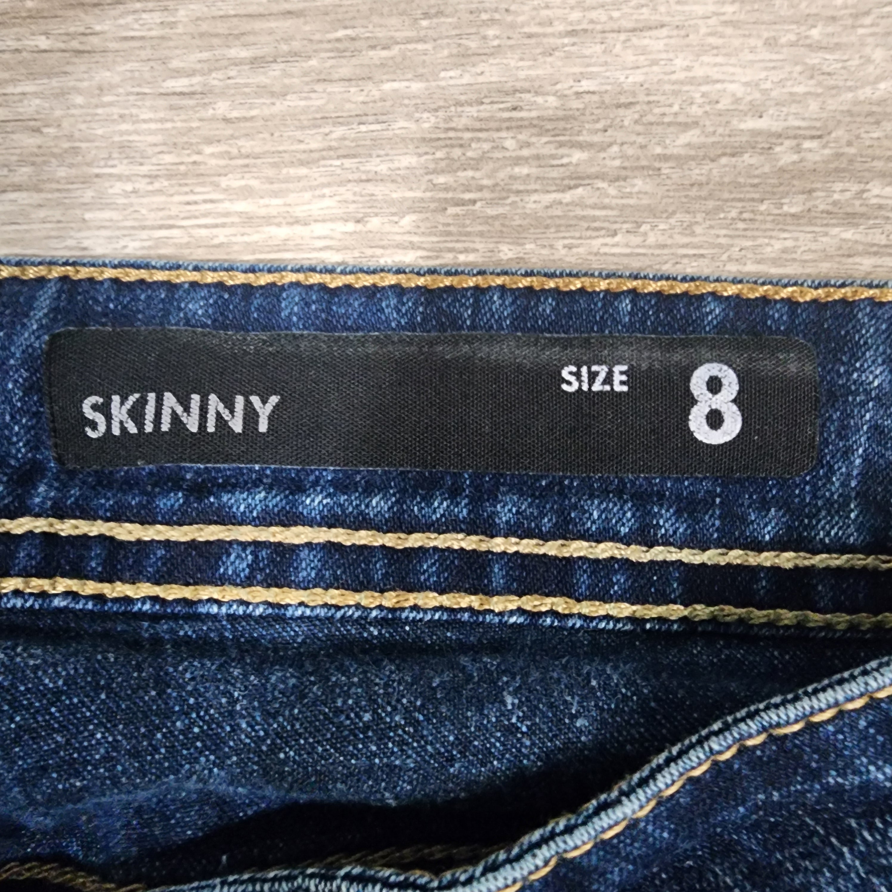 Jordache Skinny Jeans — Size 8 Dark Denim