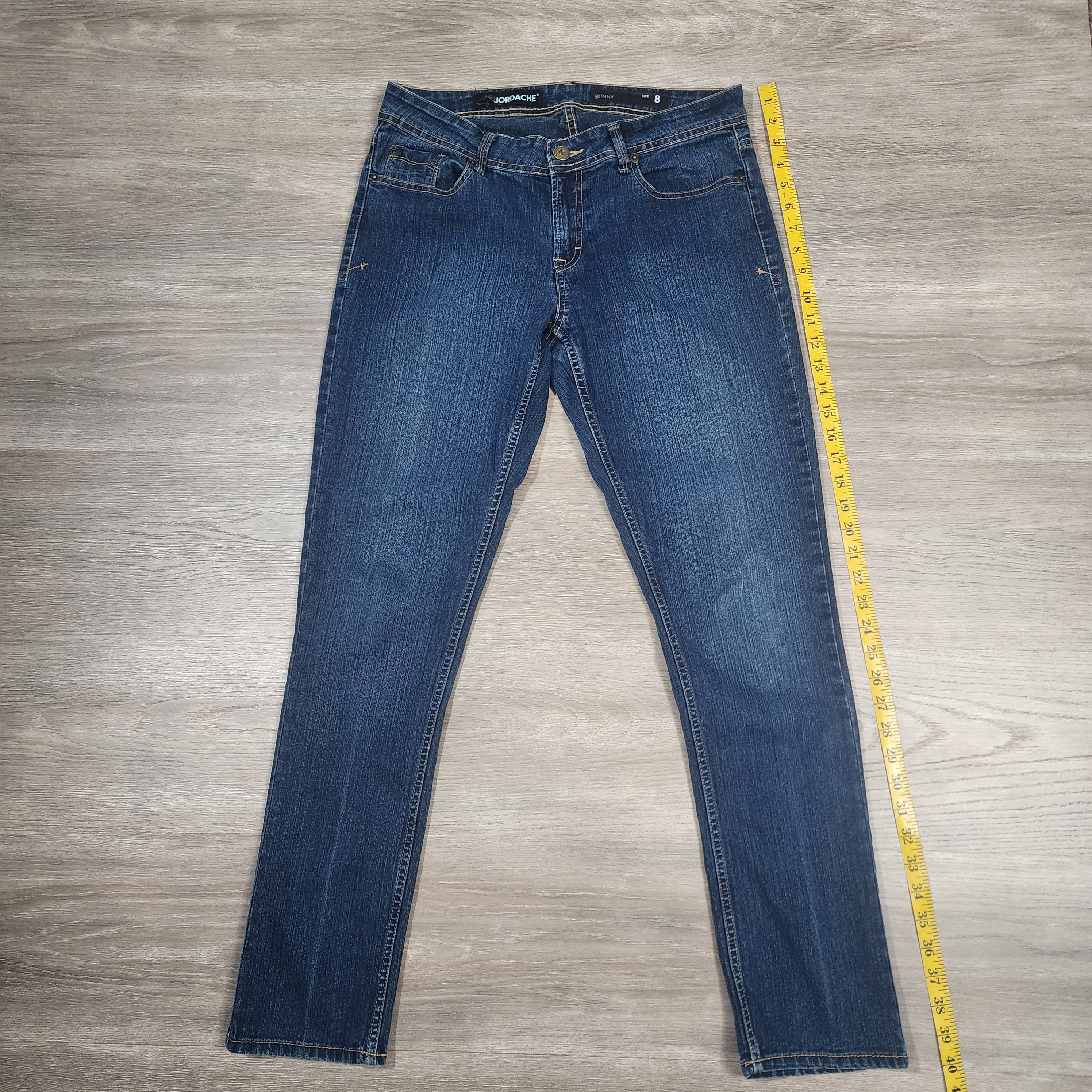 Jordache Skinny Jeans — Size 8 Dark Denim