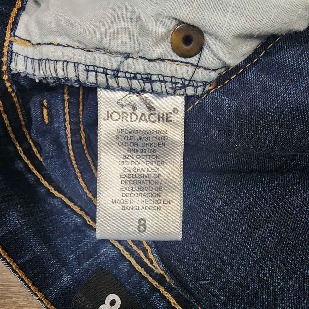 Jordache Skinny Jeans — Size 8 Dark Denim
