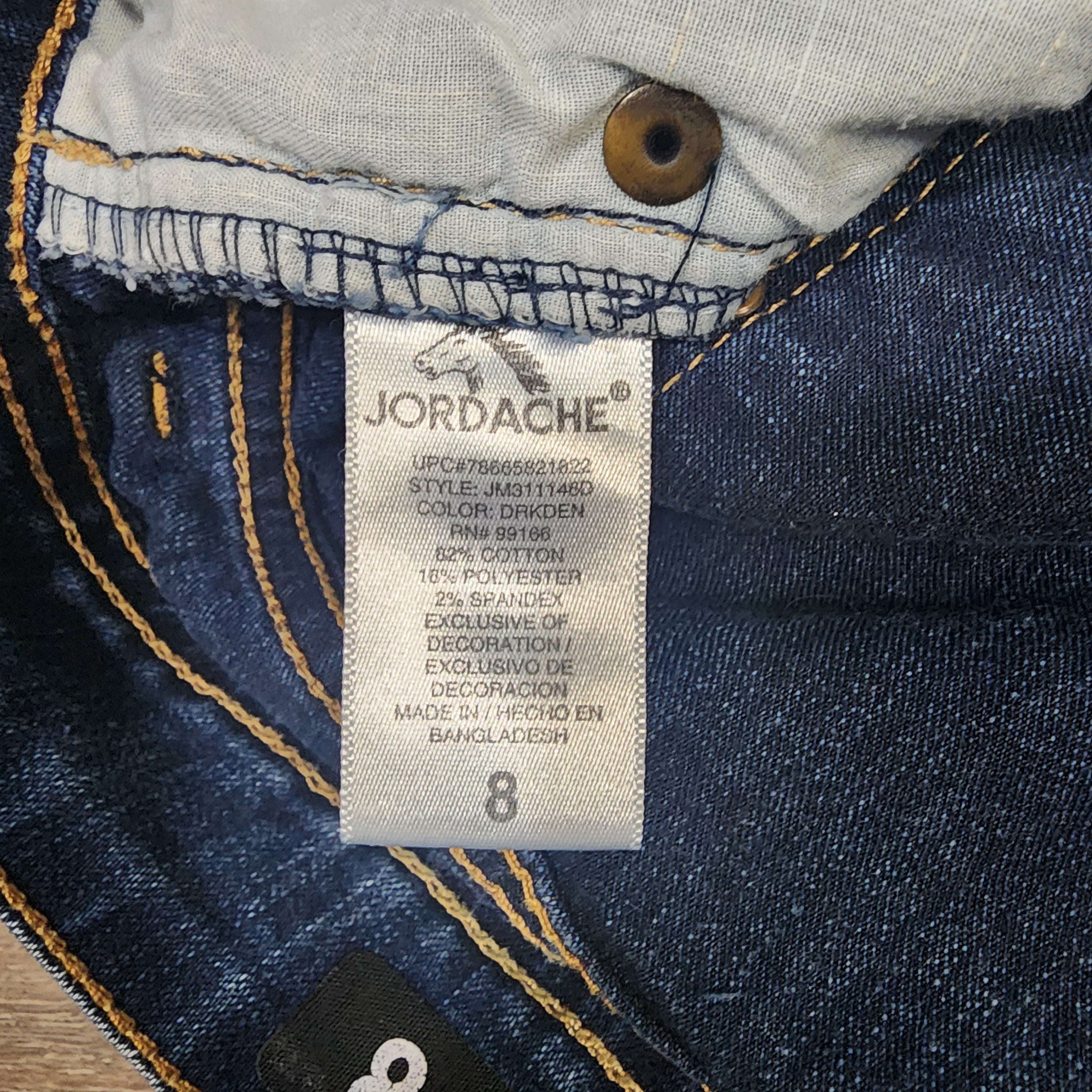 Jordache Skinny Jeans — Size 8 Dark Denim