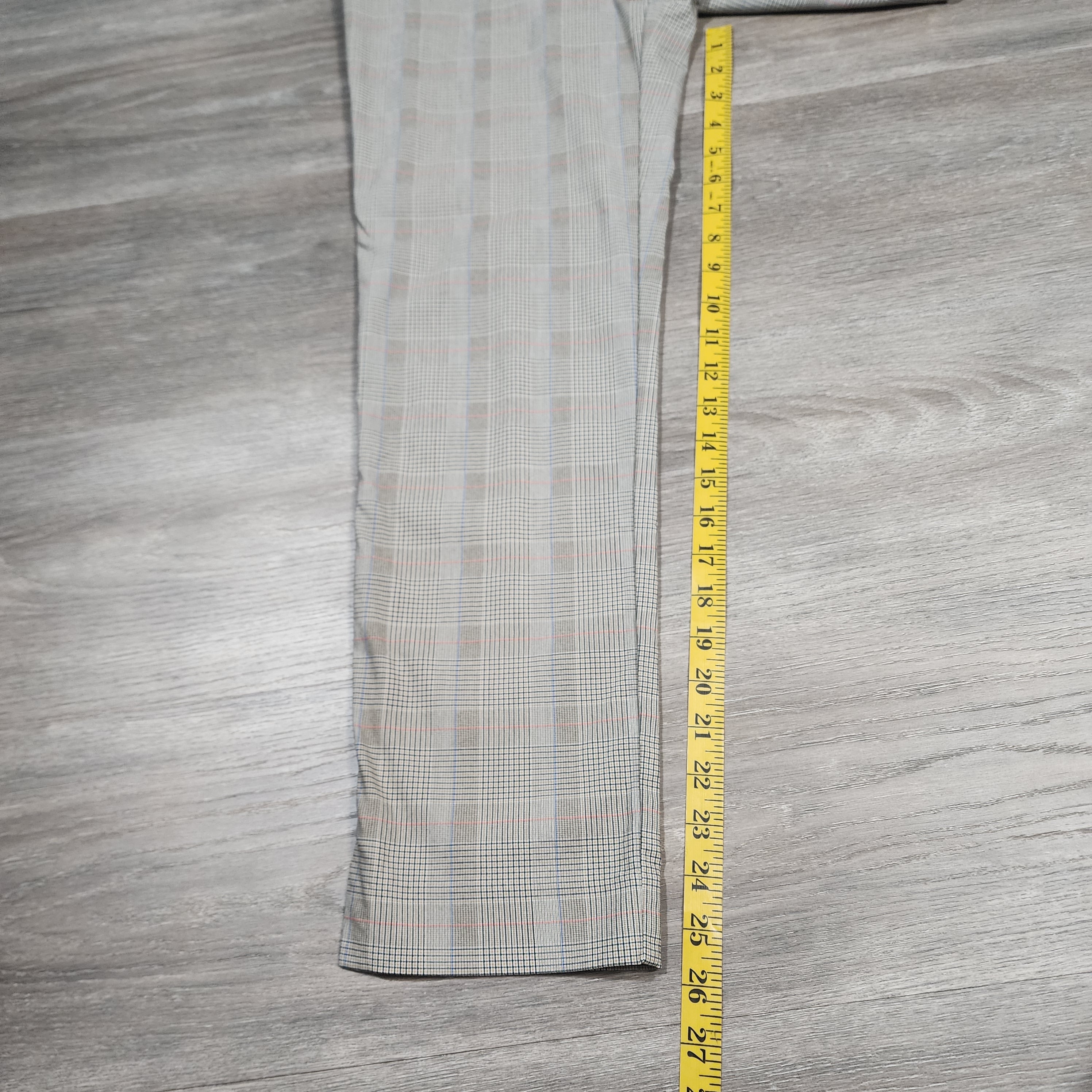 Chico's Glen Plaid Slim Ankle Pants – Cream / Size 0.5R (US 4R)