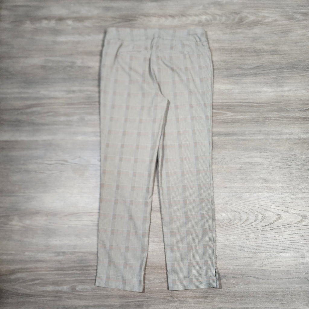 Chico's Glen Plaid Slim Ankle Pants – Cream / Size 0.5R (US 4R)