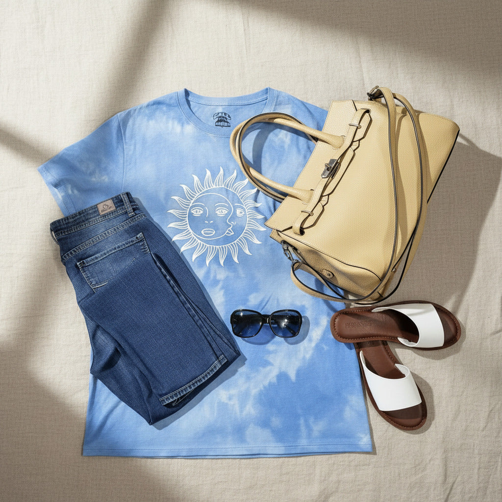 Call Your Mother Sun Tie-Dye Tee