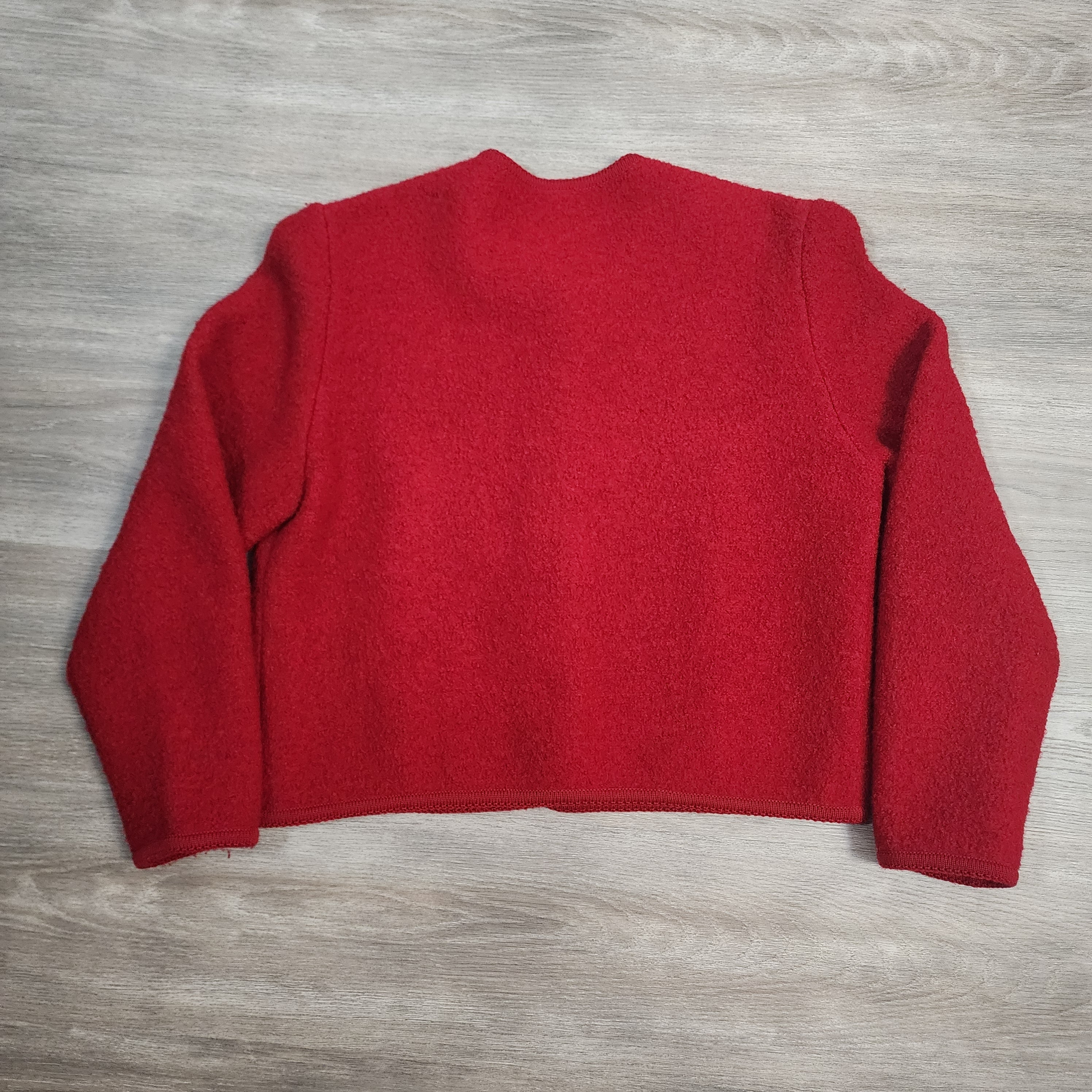 Lands' End Vintage 100% Wool Cardigan – Size 14