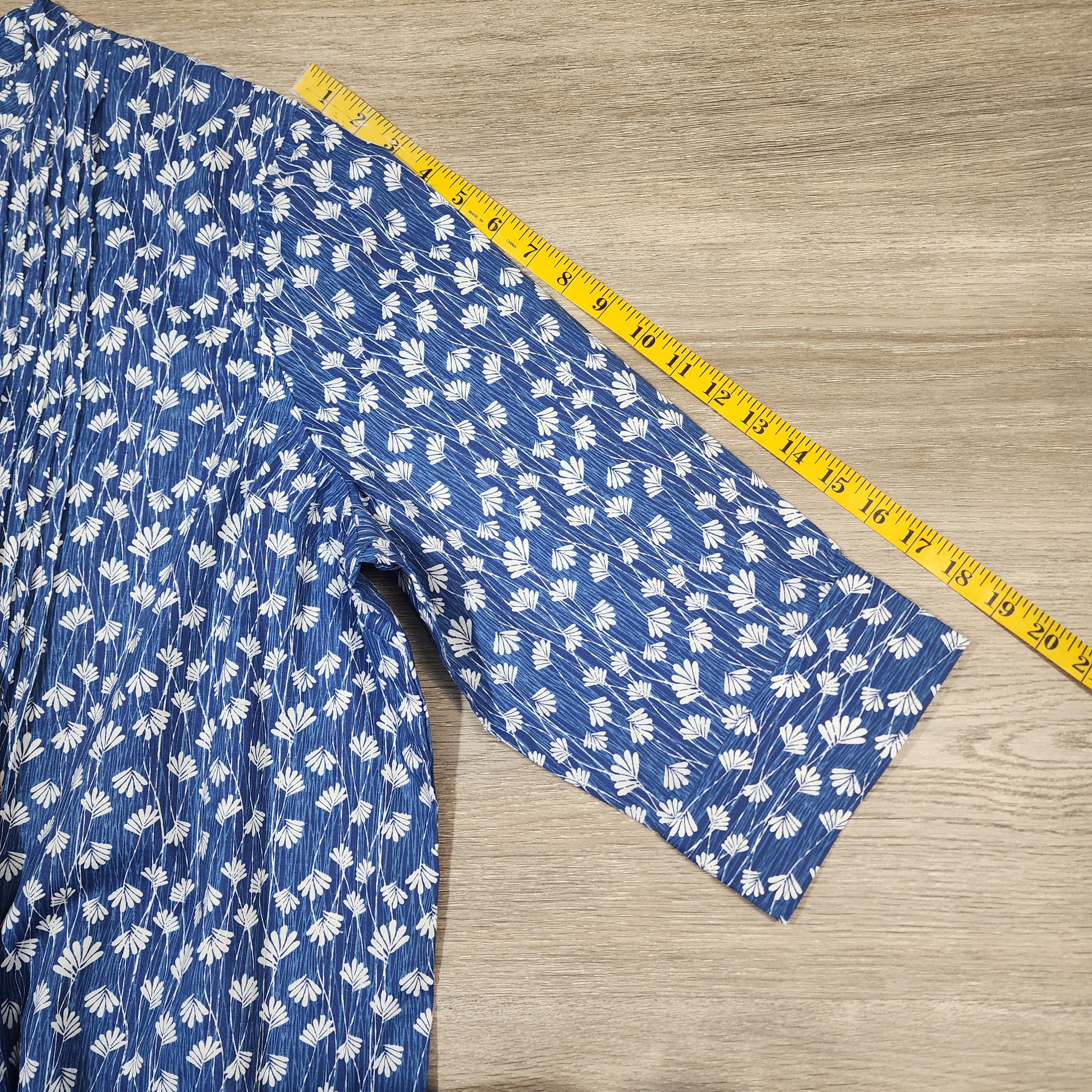 Scandia Woods Floral Button-Down Blouse
