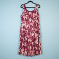 Beautiful by Lawrence Zarian Floral Midi Dress — Size 12